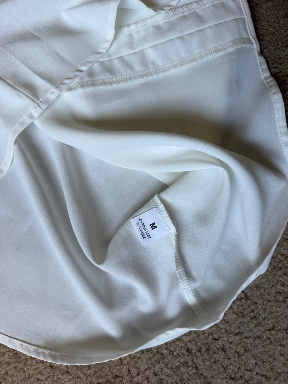 Women's V Neck Racerback Blouse - Picture 5 of 5